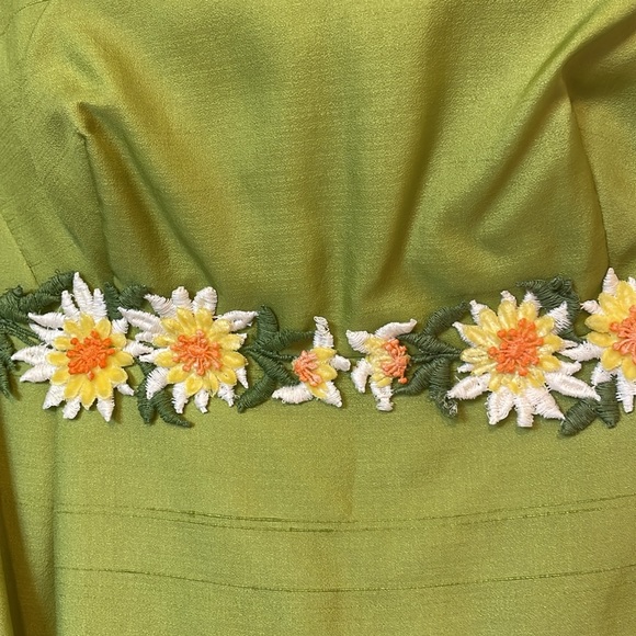 RARE 1960s Vintage dress excellent condition size XS Bridgerton vibe - Picture 2 of 8